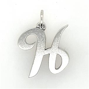 James Avery Sterling Silver Script Initial Bracelet or Necklace Charm